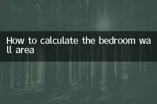 Come calcolare l'area della parete della camera da letto