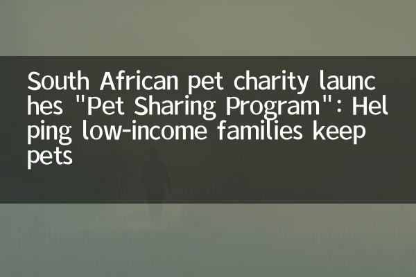 South African Pet Charity startet 