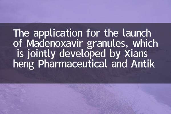 تم قبول طلب إطلاق حبيبات Madenoxavir ، التي تم تطويرها بشكل مشترك بواسطة Xiansheng Pharmaceutical و Antikang Bio. إنه أول دواء مبتكر لفيروس فيروسات الصين للأطفال.