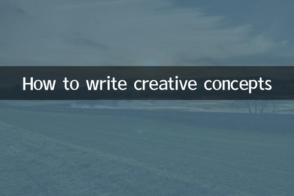 How to write creative concepts