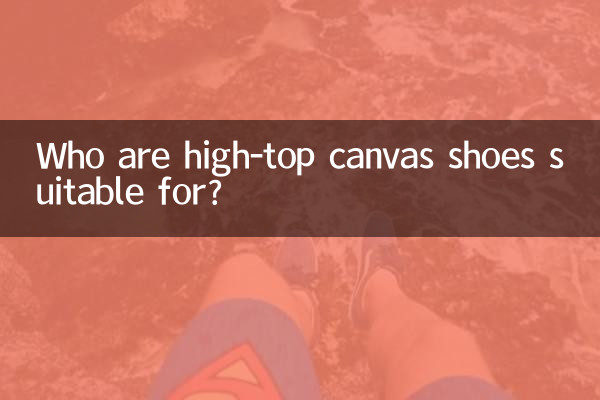 Para quem os sapatos de lona de cano alto são adequados?