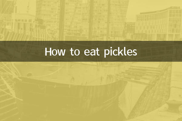Como comer pepinillos