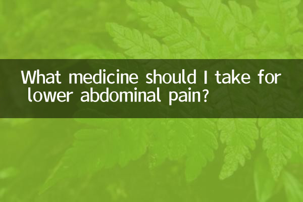 Quel médicament dois-je prendre en cas de douleurs abdominales basses ?