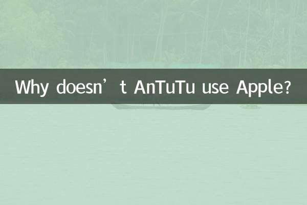 Por que o AnTuTu não usa Apple?