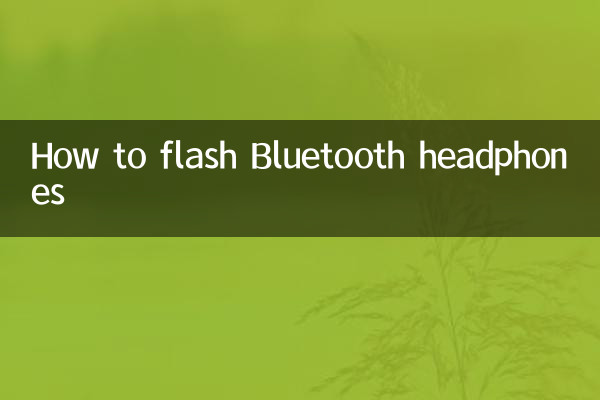 Comment flasher des écouteurs Bluetooth