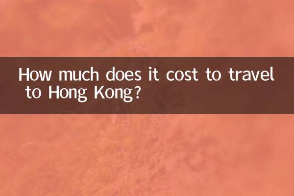 How much does it cost to travel to Hong Kong?