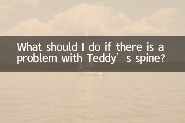 O que devo fazer se houver um problema na coluna do Teddy?