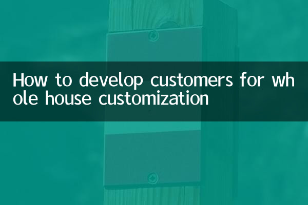 Como desenvolver clientes para personalização de toda a casa