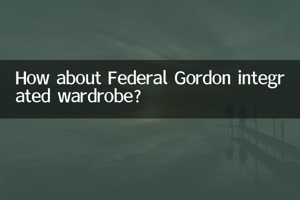 How about Federal Gordon integrated wardrobe?