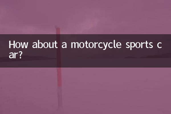 मोटरसाइकिल स्पोर्ट्स कार के बारे में क्या ख्याल है?