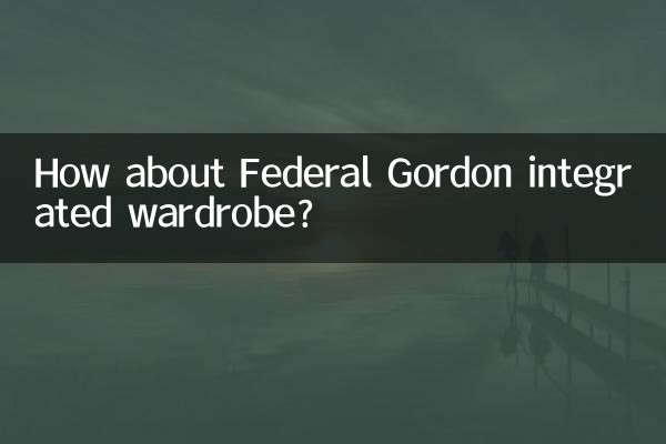 How about Federal Gordon integrated wardrobe?