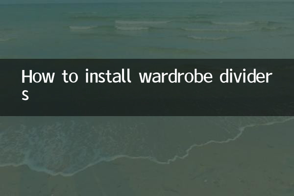 Como instalar divisórias de guarda-roupa