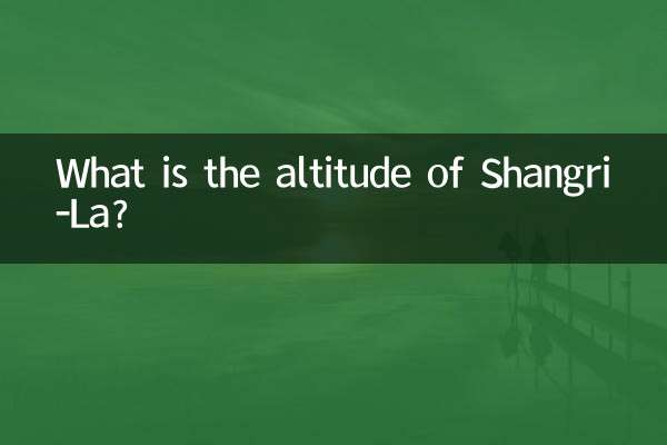 Quelle est l’altitude du Shangri-La ?