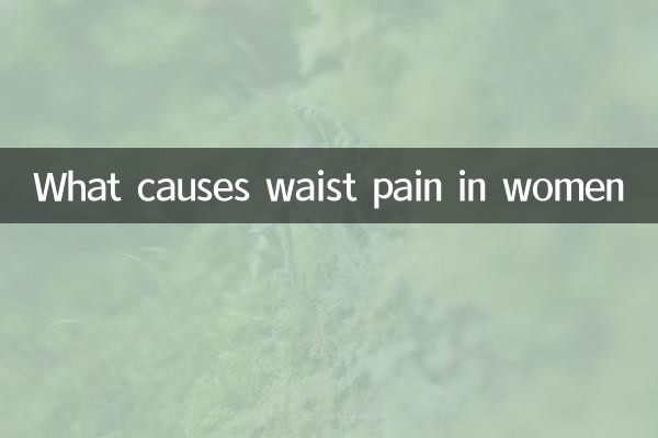 ¿Qué causa el dolor de cintura en las mujeres?