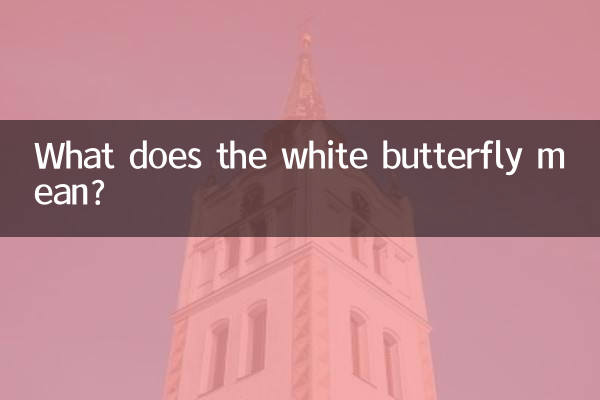O que significa a borboleta branca?