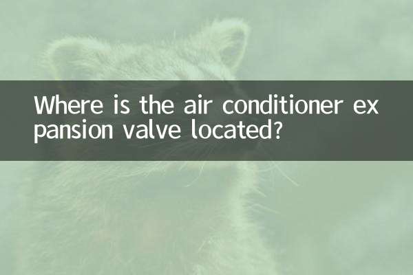 Où se trouve le détendeur du climatiseur ?