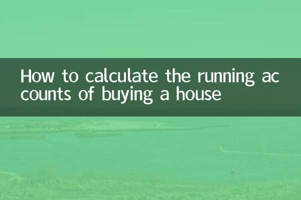 Как посчитать текущие счета при покупке дома