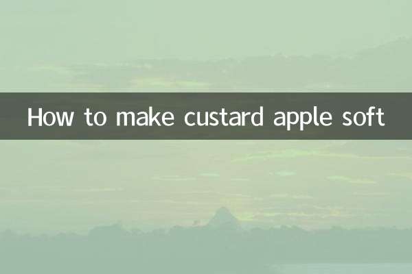 Wie man Puddingapfel weich macht