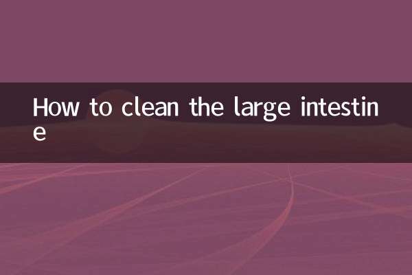 So reinigen Sie den Dickdarm