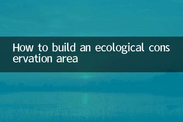 Cómo construir un área de conservación ecológica