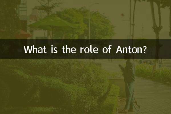 Qual é o papel de Anton?