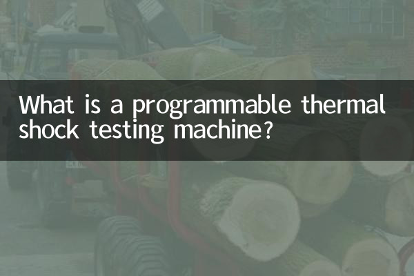 What is a programmable thermal shock testing machine?