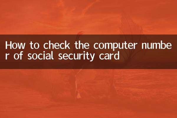 كيفية التحقق من رقم الكمبيوتر لبطاقة الضمان الاجتماعي