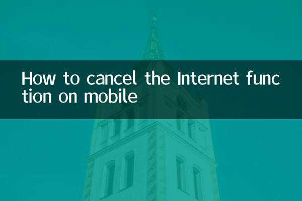 Как отключить функцию Интернета на мобильном телефоне