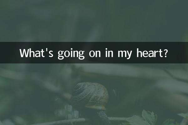 What's going on in my heart?