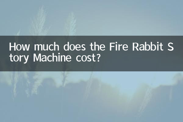 How much does the Fire Rabbit Story Machine cost?