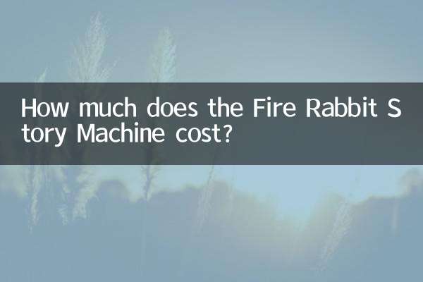 How much does the Fire Rabbit Story Machine cost?