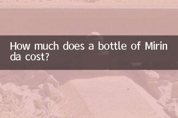 How much does a bottle of Mirinda cost?