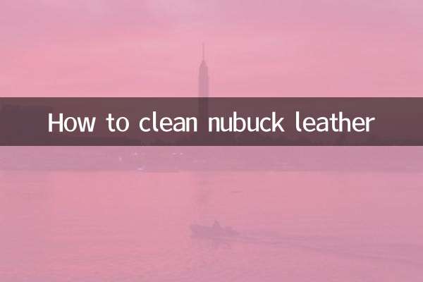 So reinigen Sie Nubukleder