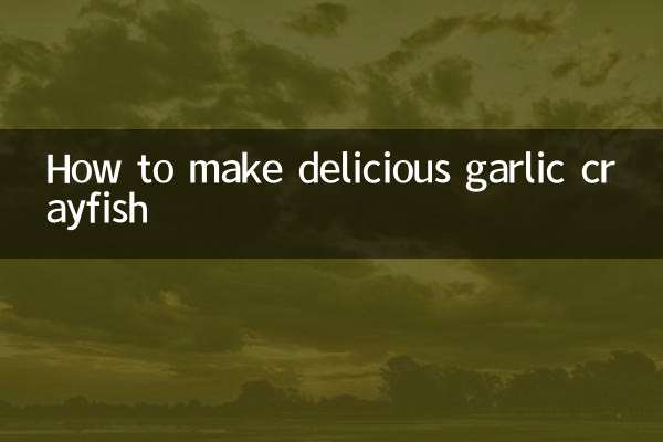 Comment faire de délicieuses écrevisses à l'ail