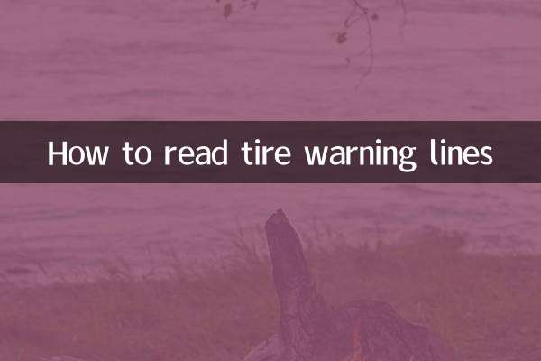 轮胎警戒线怎么看