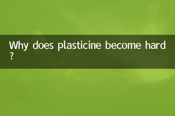 لماذا يصبح البلاستيسين قاسيا؟