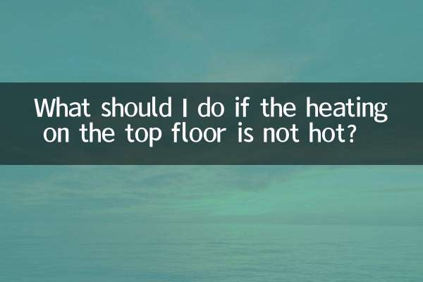 O que devo fazer se o aquecimento do último andar não estiver quente?