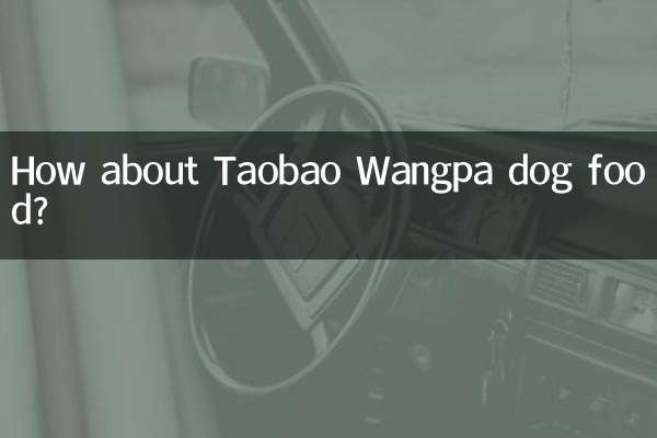 How about Taobao Wangpa dog food?