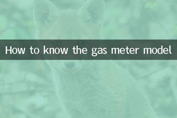 Как узнать модель газового счетчика