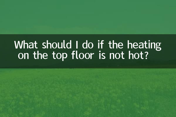 Que dois-je faire si le chauffage au dernier étage n’est pas chaud ?