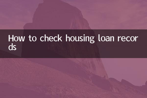 주택대출내역 확인방법