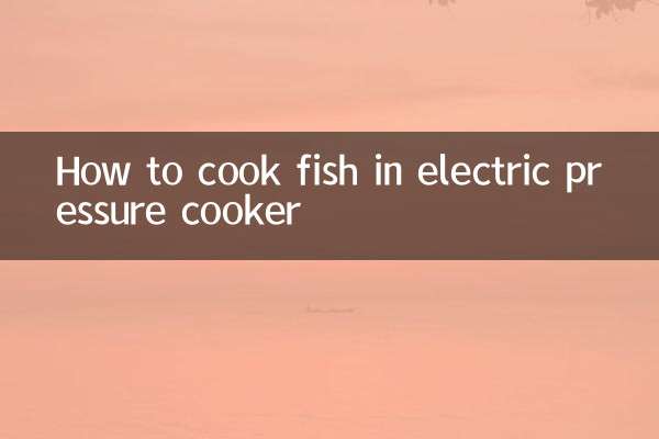 বৈদ্যুতিক প্রেসার কুকারে কীভাবে মাছ রান্না করবেন