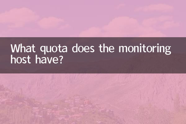 Welche Quote hat der Überwachungshost?