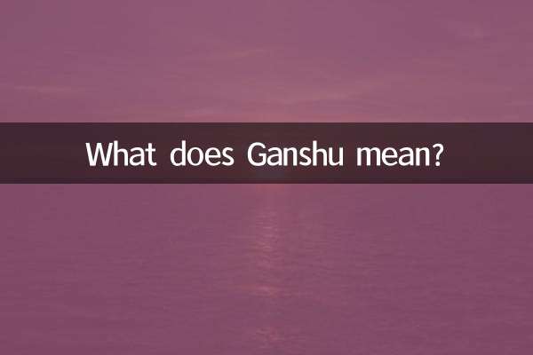 ¿Qué significa Ganshu?