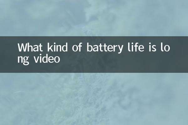 Que tipo de duração da bateria é um vídeo longo