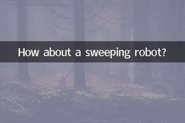 Que diriez-vous d'un robot balayeur ?
