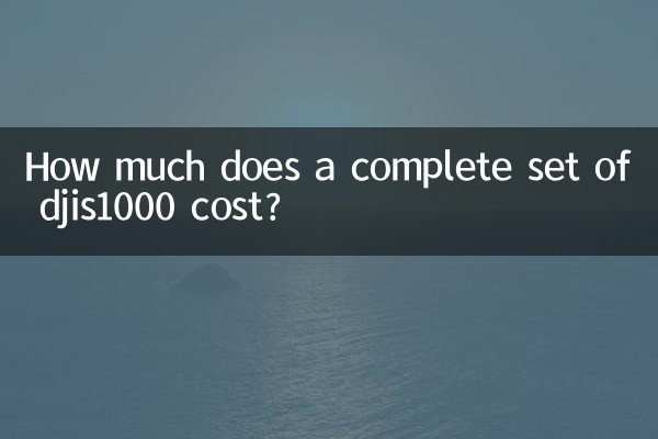 How much does a complete set of djis1000 cost?