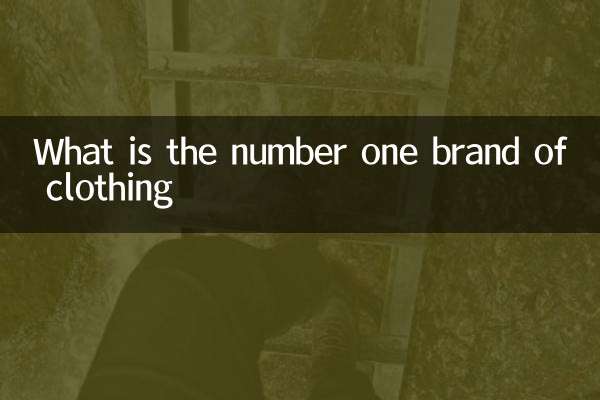 What is the number one brand of clothing