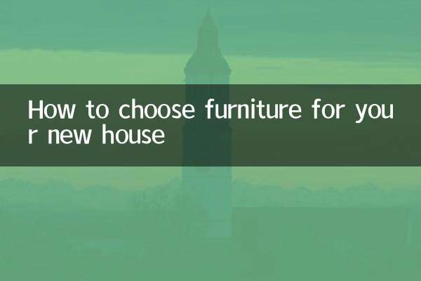 So wählen Sie Möbel für Ihr neues Zuhause aus