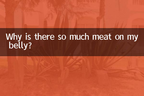 Pourquoi y a-t-il autant de viande sur mon ventre ?